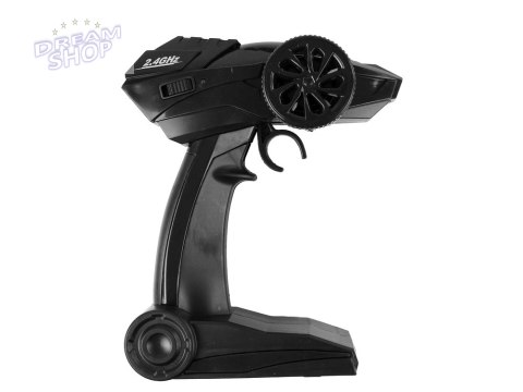 Auto RC Wysokie Koła 1:18 Plastikowe Czarne Złote Auto RC Wysokie Koła 1:18 Plastikowe Czarne Złote
