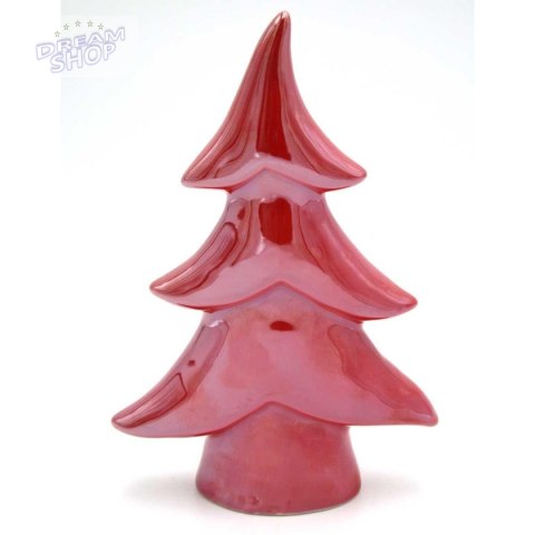 Choinka dekoracyjna czerwona 8,5x3,5x12,5 cm Choinka dekoracyjna czerwona 8,5x3,5x12,5 cm