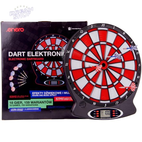 Dart elektroniczny 43 cm czerwony Dart elektroniczny 43 cm czerwony