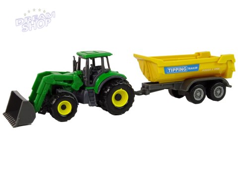 Pojazd Rolniczy Traktor Przyczepka D Zielony Pojazd Rolniczy Traktor Przyczepka D Zielony