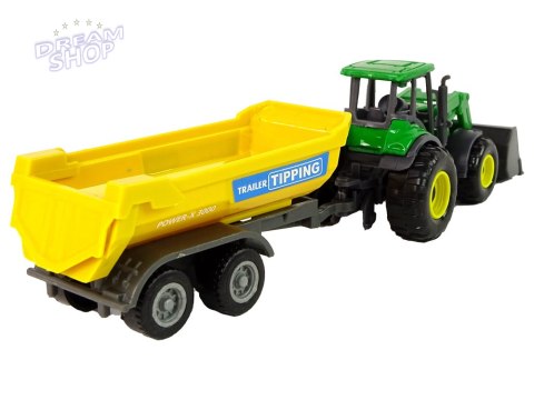 Pojazd Rolniczy Traktor Przyczepka D Zielony Pojazd Rolniczy Traktor Przyczepka D Zielony