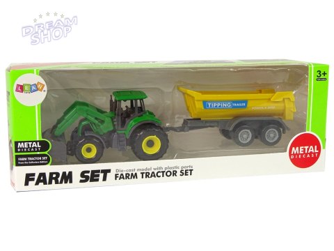 Pojazd Rolniczy Traktor Przyczepka D Zielony Pojazd Rolniczy Traktor Przyczepka D Zielony