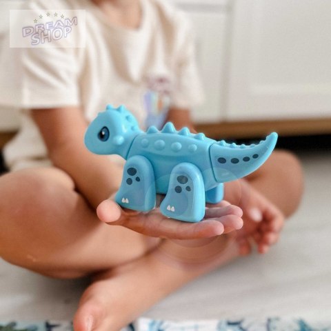 WOOPIE Zestaw Konstrukcyjny 2w1 Gra Planszowa Dinozaury + Kostka 46 el. WOOPIE Zestaw Konstrukcyjny 2w1 Gra Planszowa Dinozaury + Kostka 46 el.