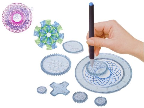 Zestaw Edukacyjny Spirograf Pisaki Zestaw Edukacyjny Spirograf Pisaki