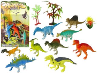 Zestaw Figurek Dinozaurów 9 sztuk Kolorowe