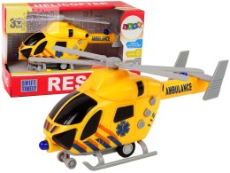 Helikopter Ratunkowy Ambulans Żółty Dźwięk Światła Śmigła