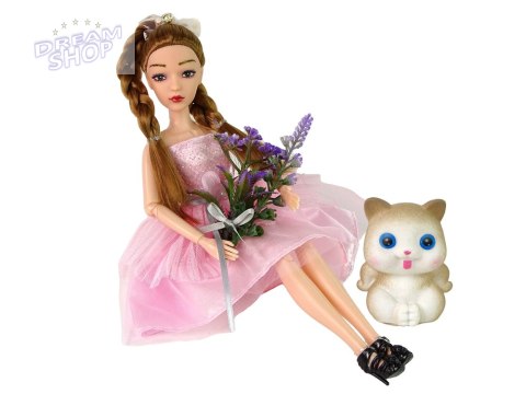 Lalka Dla Dzieci Emily Warkocze Kot Kwiaty Lalka Dla Dzieci Emily Warkocze Kot Kwiaty