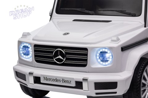 Pojazd Na Akumulator Mercedes G500 Biały 4x4