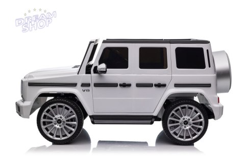 Pojazd Na Akumulator Mercedes G500 Biały 4x4