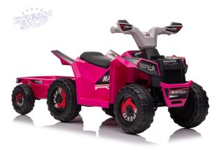 Quad Na Akumulator XMX630T Różowy Z Przyczepą