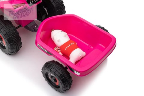 Quad Na Akumulator XMX630T Różowy Z Przyczepą