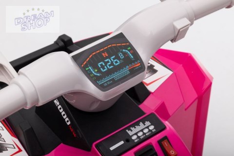 Quad Na Akumulator XMX630T Różowy Z Przyczepą