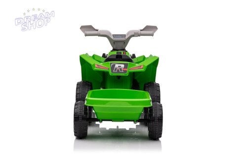 Quad Na Akumulator XMX630T Zielony Z Przyczepą