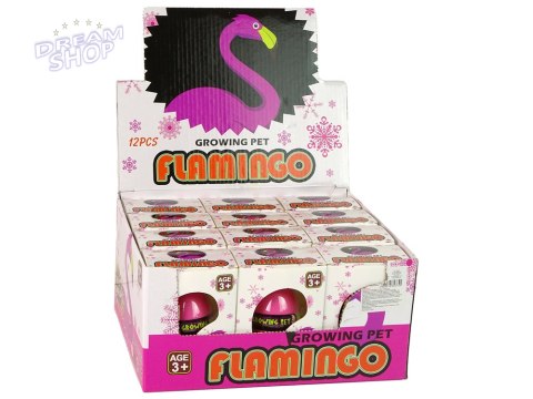Rosnące Jajo Flaming 6cm Różowe Rosnące Jajo Flaming 6cm Różowe