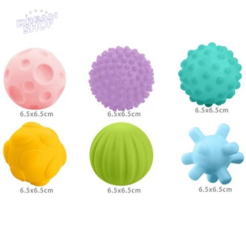 WOOPIE Klocki Sensoryczne do Ściskania 6 el. WOOPIE Klocki Sensoryczne do Ściskania 6 el.