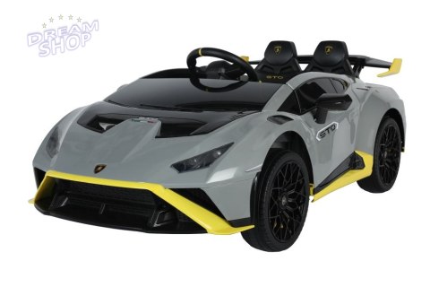 Auto Na Akumulator Lamborghini STO DRIFT Szare Auto Na Akumulator Lamborghini STO DRIFT Szare