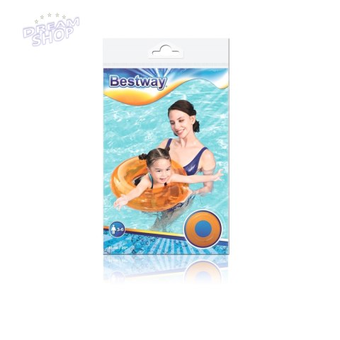 BESTWAY 36022 Koło do pływania dmuchane pomarańczowe 51cm max 21 kg 3-6lat BESTWAY 36022 Koło do pływania dmuchane pomarańczowe 51cm max 21 kg 3-6lat