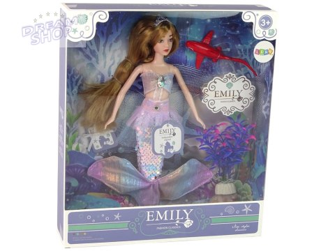 Lalka Dla Dzieci Emily Syrenka Różowa Akcesoria Lalka Dla Dzieci Emily Syrenka Różowa Akcesoria