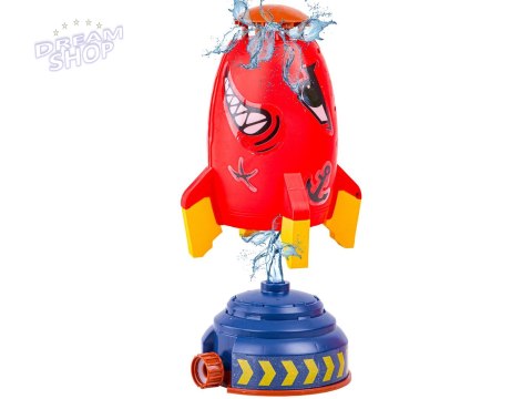 RAKIETA WODNA Wyrzutnia rakiety wodnej, Water Rocket, Zraszacz, CZERWONY REKIN RAKIETA WODNA Wyrzutnia rakiety wodnej, Water Rocket, Zraszacz, CZERWONY REKIN