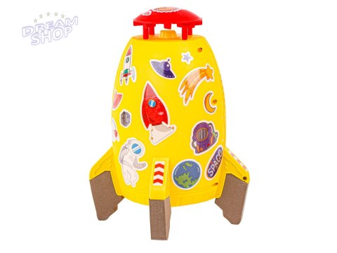 RAKIETA WODNA Wyrzutnia rakiety wodnej, Water Rocket, Zraszacz, ŻÓŁTA KOSMICZNA RAKIETA WODNA Wyrzutnia rakiety wodnej, Water Rocket, Zraszacz, ŻÓŁTA KOSMICZNA