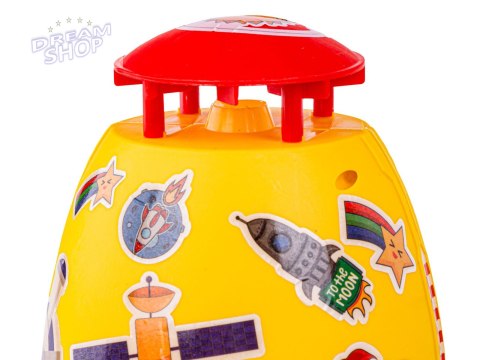RAKIETA WODNA Wyrzutnia rakiety wodnej, Water Rocket, Zraszacz, ŻÓŁTA KOSMICZNA RAKIETA WODNA Wyrzutnia rakiety wodnej, Water Rocket, Zraszacz, ŻÓŁTA KOSMICZNA