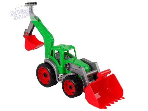 Traktor Koparka Łyżka Pomarańczowy 3671