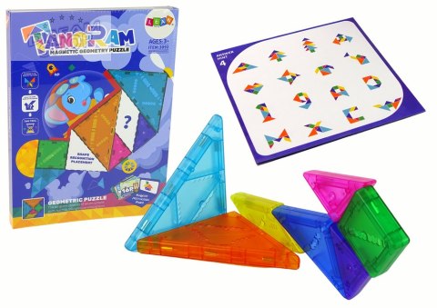 Układanka Tangram 7 Magnetycznych Klocków Układanka Tangram 7 Magnetycznych Klocków