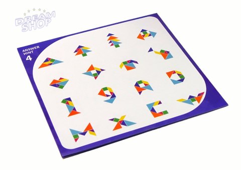 Układanka Tangram 7 Magnetycznych Klocków Układanka Tangram 7 Magnetycznych Klocków