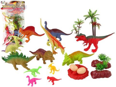 Zestaw Figurek Dinozaurów z Akcesoriami 21 Sztuk Zestaw Figurek Dinozaurów z Akcesoriami 21 Sztuk