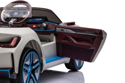 Auto Na Akumulator BMW I4 4x4 Białe Auto Na Akumulator BMW I4 4x4 Białe