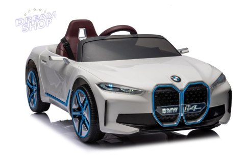 Auto Na Akumulator BMW I4 4x4 Białe Auto Na Akumulator BMW I4 4x4 Białe