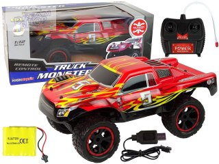 Auto Zdalnie Sterowane R/C 1:12 20 km/h Czerwone