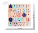 Drewniane puzzle edukacyjne Alfabet Literki