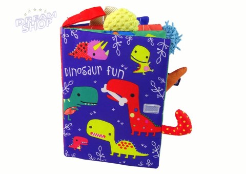Książeczka Miękka Dinozaury Kolorowa Książeczka Miękka Dinozaury Kolorowa