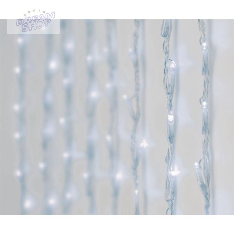 LAMPKI CHOINKOWE KURTYNA ŚWIETLNA WATERFALL ZEW 220 LED ZIMNY BIAŁY 5 PRĘDKOŚCI LAMPKI CHOINKOWE KURTYNA ŚWIETLNA WATERFALL ZEW 220 LED ZIMNY BIAŁY 5 PRĘDKOŚCI