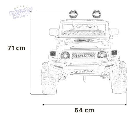 Pojazd Toyota FJ Cruiser Biały Pojazd Toyota FJ Cruiser Biały
