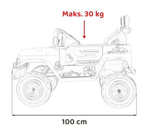 Pojazd Toyota FJ Cruiser Czarny