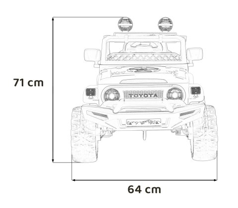 Pojazd Toyota FJ Cruiser Czarny