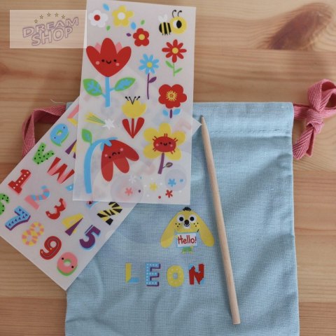 WOOPIE ART&FUN Zestaw Kreatywny Magiczna Torebka + Naklejki do Dekoracji ponad 109 szt. (ZESTAW 10 SZT.)