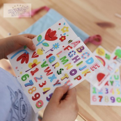 WOOPIE ART&FUN Zestaw Kreatywny Magiczna Torebka + Naklejki do Dekoracji ponad 109 szt. (ZESTAW 10 SZT.)