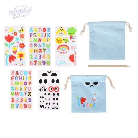 WOOPIE ART&FUN Zestaw Kreatywny Magiczna Torebka + Naklejki do Dekoracji ponad 109 szt. (ZESTAW 10 SZT.)