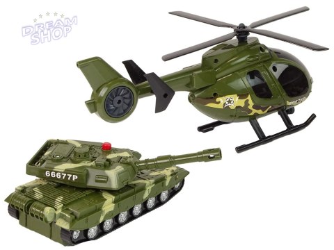 Zestaw Militarny Czołg Napęd Frykcyjny Helikopter Zestaw Militarny Czołg Napęd Frykcyjny Helikopter
