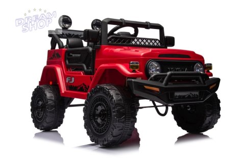 Auto Na Akumulator Toyota FJ Czerwone 4x4 Auto Na Akumulator Toyota FJ Czerwone 4x4