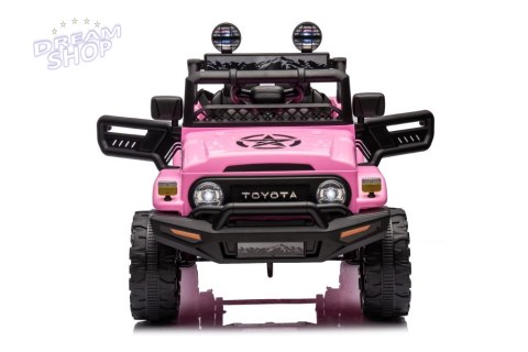 Auto Na Akumulator Toyota FJ Różowe 4x4 Auto Na Akumulator Toyota FJ Różowe 4x4
