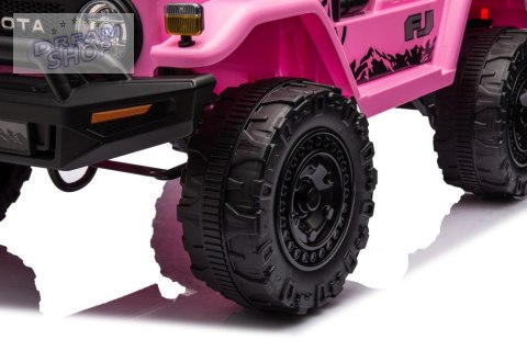 Auto Na Akumulator Toyota FJ Różowe 4x4 Auto Na Akumulator Toyota FJ Różowe 4x4