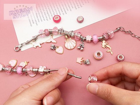 DUŻY ZESTAW DO ROBIENIA BRANSOLETEK I NASZYJNIKÓW CHARMS SZKATUŁKA KORALIKI DUŻY ZESTAW DO ROBIENIA BRANSOLETEK I NASZYJNIKÓW CHARMS SZKATUŁKA KORALIKI