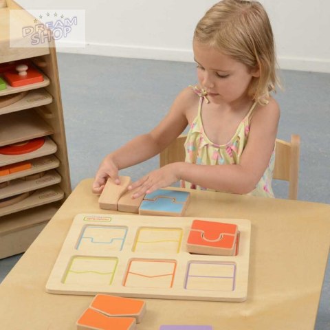 MASTERKIDZ Tablica Edukacjna Sorter Dopasowanie Kształty i Kolory MASTERKIDZ Tablica Edukacjna Sorter Dopasowanie Kształty i Kolory