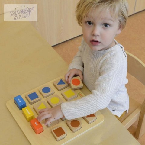 MASTERKIDZ Tablica Edukacyjna Sorter Kształty i Kolory MASTERKIDZ Tablica Edukacyjna Sorter Kształty i Kolory