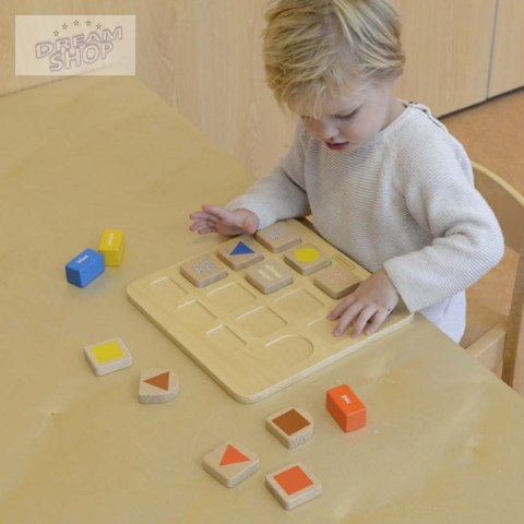 MASTERKIDZ Tablica Edukacyjna Sorter Kształty i Kolory MASTERKIDZ Tablica Edukacyjna Sorter Kształty i Kolory
