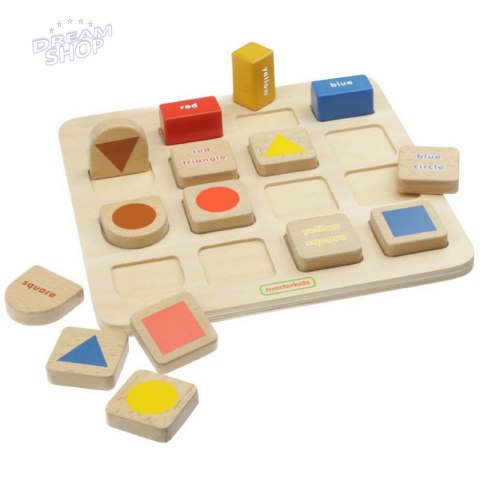 MASTERKIDZ Tablica Edukacyjna Sorter Kształty i Kolory MASTERKIDZ Tablica Edukacyjna Sorter Kształty i Kolory
